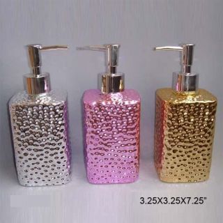 gold soap dispenser in Soap Dishes & Dispensers