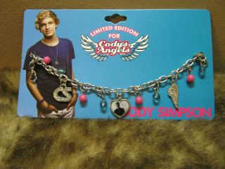   Simpson Codys Angels limited Edition charm bracelet music memorbilia