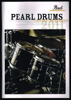 Pearl Drum Catalog in Musical Instruments & Gear
