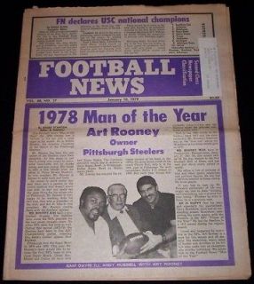   1978 MICHIGAN TROJANS NATIONAL CHAMP ROSE BOWL REVIEW FOOTBALL NEWS
