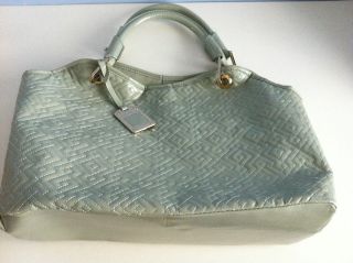 Pastel Green Charles & Keith Hand bag Large Hand bag with embroidery 