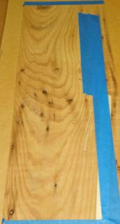 Wormy Chestnut wood veneer 9 x 26 with no backing (raw veneer)