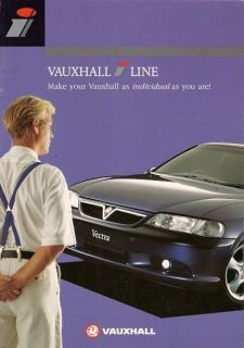 Vauxhall I Line Irmscher Body Styling Accessories 1996 97 UK Market 