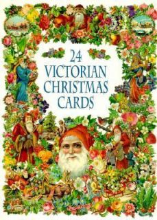 24 Victorian Christmas Cards by Carol Belanger Grafton Hardcover 