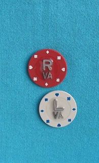 POKER CHIP RADIOLOGY MARKERS XRAY MARKERS  ONE SET  PICK YOUR COLORS