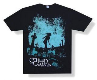 COHEED AND CAMBRIA   GRAVE GIRL BLACK T SHIRT   NEW YOUTH LARGE YL