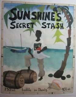Ministry of Rum Sunshines Nevis T Shirt Size Medium Killer Bees Tee 
