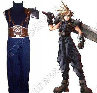 Final Fantasy VII Cloud Strife shoes boots cosplay costume made new