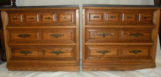 Pair of Mid Century Kent Coffey Bachelor Chests