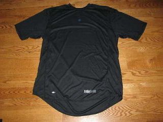 NEW Mens REEBOK Play Dry Climalite NBA Fusion Shirt S/S Size L Black 