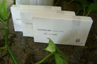 NU SKIN GALVANIC SPA FACIAL GELS With AgeLOC   3 Boxes