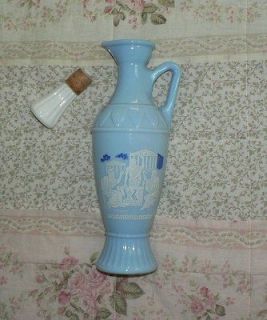 Vintage Roman/Greek Graphic Jim Beam Barware Bottle/Decante​r with 