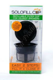 New Solofill Cup Refillable Coffee Filter K Cup for Keurig Brewers