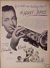 1946 Harry James Columbia Records/Albums Photo Print AD