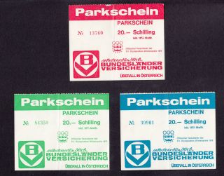 Three 1976 Innsbruck Olympic Park Tickets   RARE