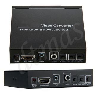 CVBS to HDMI Digital coaxial Audio Video Converter Adapter for HD TV