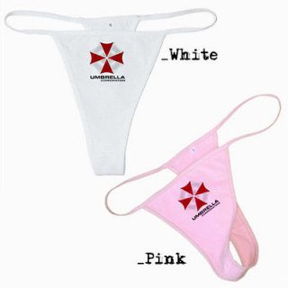 New* RESIDENT EVIL UMBRELLA CORPORATION Women Thong G string Underwear