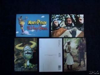 MONTY PYTHON AND THE HOLY GRAIL SET OF 4 POSTCARDS BRAND NEW