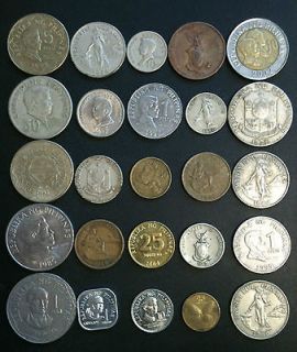 Old Philippines Coin Lot   25 Coins   1944 Present   Lot #1119