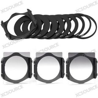   Filter Set G.ND2 G.ND4 G.ND8 + 9 Ring Adapter + Holder for Cokin P LF5