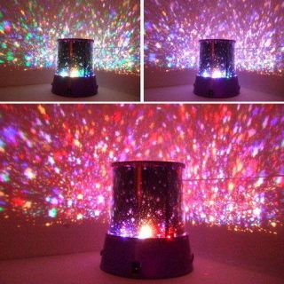 Purple Twilight Star Master Projector Night Light Lamp