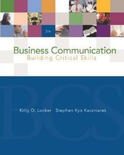 Business Communication Building Critical Skills with PowerWeb and 