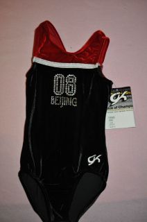 Nwt GK Elite Child size Small Gymnastics 08 Bejing Olympics LEOTARD 