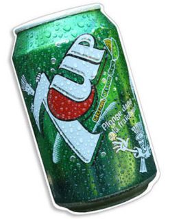 7UP Fizzy Drinks Can Catering Sticker   Fully Weatherproof Van 