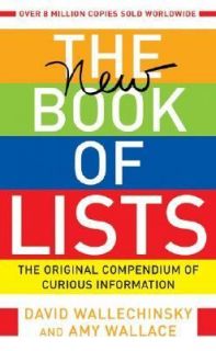 The New Book of Lists The Original Compendium of Curious Information 