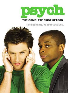 Psych   The Complete First Season DVD, 2007, 4 Disc Set