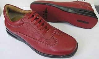 NEW Cole Haan AIR CONNER Red Leather Sport Shoes Mens 8.5 NIB