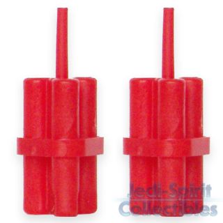 Lego Minifig Dynamite Sticks (x2) *NEW*