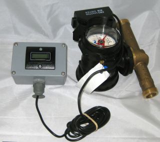 Cubic Foot Flexible Axis Water Meter (FAM) with Remote 