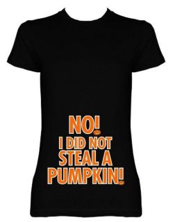   Steal A Pumpkin Funny Humor Halloween Costume Maternity Tee T Shirt
