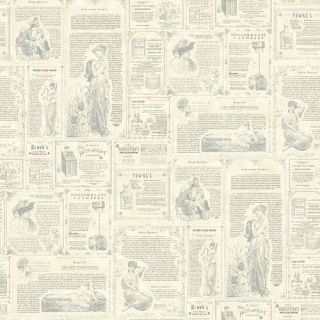 Ladies Victorian Vintage Ads Wallpaper Double Rolls