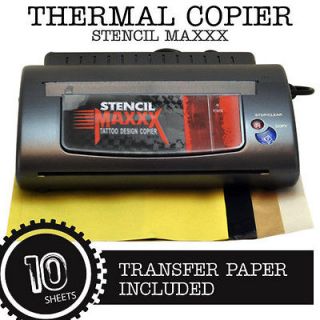 Tattoo STENCIL Maker COPIER Hectograph Includes 10 Sheets Transfer 