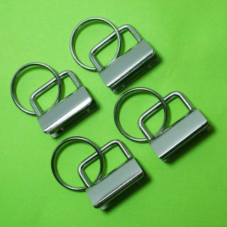 Key Fob Hardware with Ring   1 Inch Wide   Choose Your Quantity   Free 