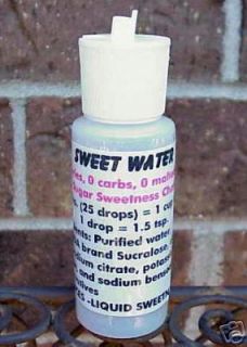 Sweet Water   LIQUID SPLENDA Sucralose Sweetener 1oz Made in USA 0 