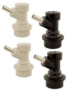 Cornelius Corney Keg BALL LOCKS (2 Sets) Barbed Gas In Beer Out 