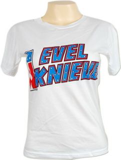 Evel Knievel stunts Robert Craig Knievel Daredevil VTG Skinny Fit 