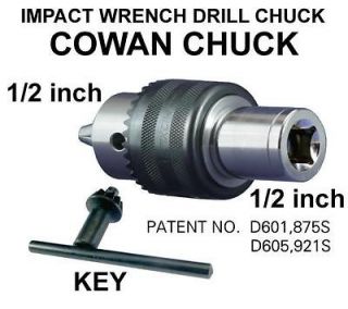 IMPACT WRENCH ACCESSORY, DRILL CHUCK for IMPACT WRENCH
