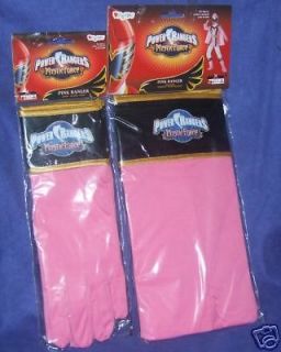   Rangers Mystic Force Pink Ranger Gloves & Boot Covers for costume New