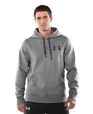 Under Armour Mens Charged Cotton Storm Hoodie   True Grey Heather (M)