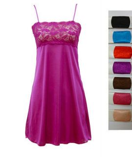 WOMENS BABYDOLL NIGHTGOWN LACE, PRETTY, 7 COLORS,(see measurements 