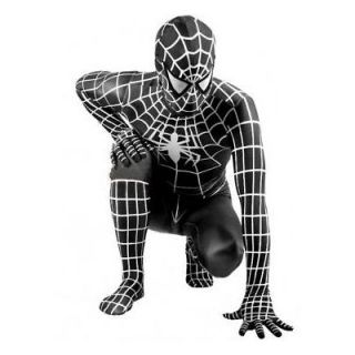   Deluxe Adult Spandex Costume with Black Venom Spider Man 3 Boot Covers