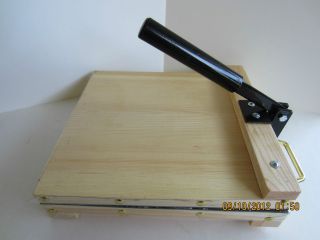 11 1/2 Inch Large Pine Wood Tortilla Press Hand Made