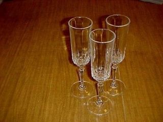 Cris DFlandre Austria Salzburg Gold Champagne Glass Set