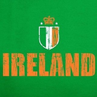 IRELAND CREST FLAG irish soccer futbol jersey T Shirt