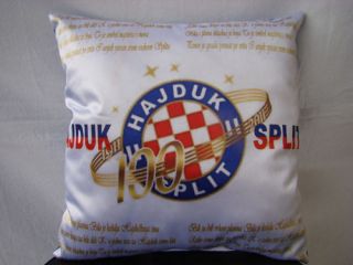 Hajduk Split Torcida Croatia,100 yrs, cushion football
