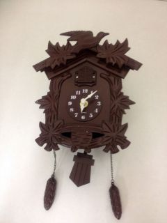 Cuckoo Clock Black Forest Birdhouse Style Cuckoo Bird Clock Hourly 
